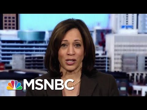 Senator Kamala Harris: People Want To Know Our Government Has Integrity | Katy Tur | MSNBC