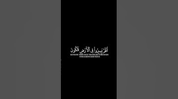 كروما تصمیم #قرآن_كريم 4k #سورة_الحج #القارئ_ياسر_الدوسري أَفَلَمْ يَسِيرُوا فِي الْأَرْضِ فَتَكُونَ