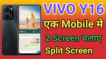 VIVO Y16 Split Screen Enable Kaise Kare | How To Use Dual Screen VIVO Y16