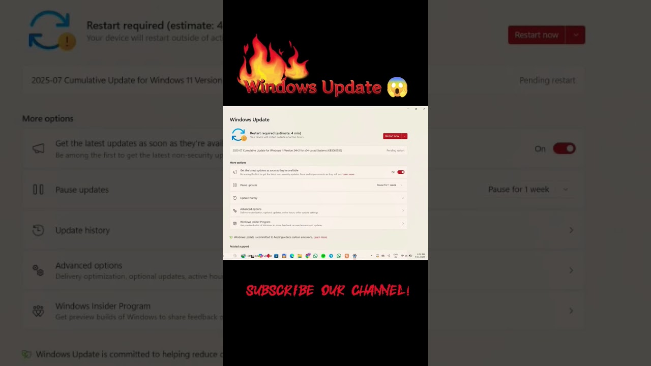 Windows 11 24H2 Update is Here! 💻 What's New? Hidden Features + Boosted Speed!