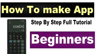 Make Calculator App using Gdevelop Step by step full tutorial for beginners