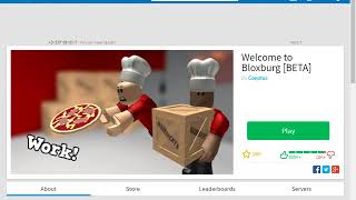 Playing Welcome to Bloxburg [BETA] for free! (2018)
