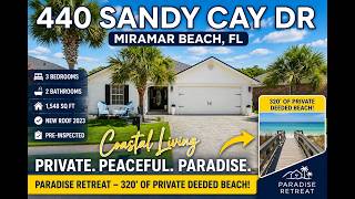 🏖️ 440 Sandy Cay Dr | Miramar Beach FL Home for Sale | 320' Private Deeded Beach 🏖️ 440 Sandy Cay Dr | Miramar Beach FL Home for Sale | 320' Private Deeded Beach