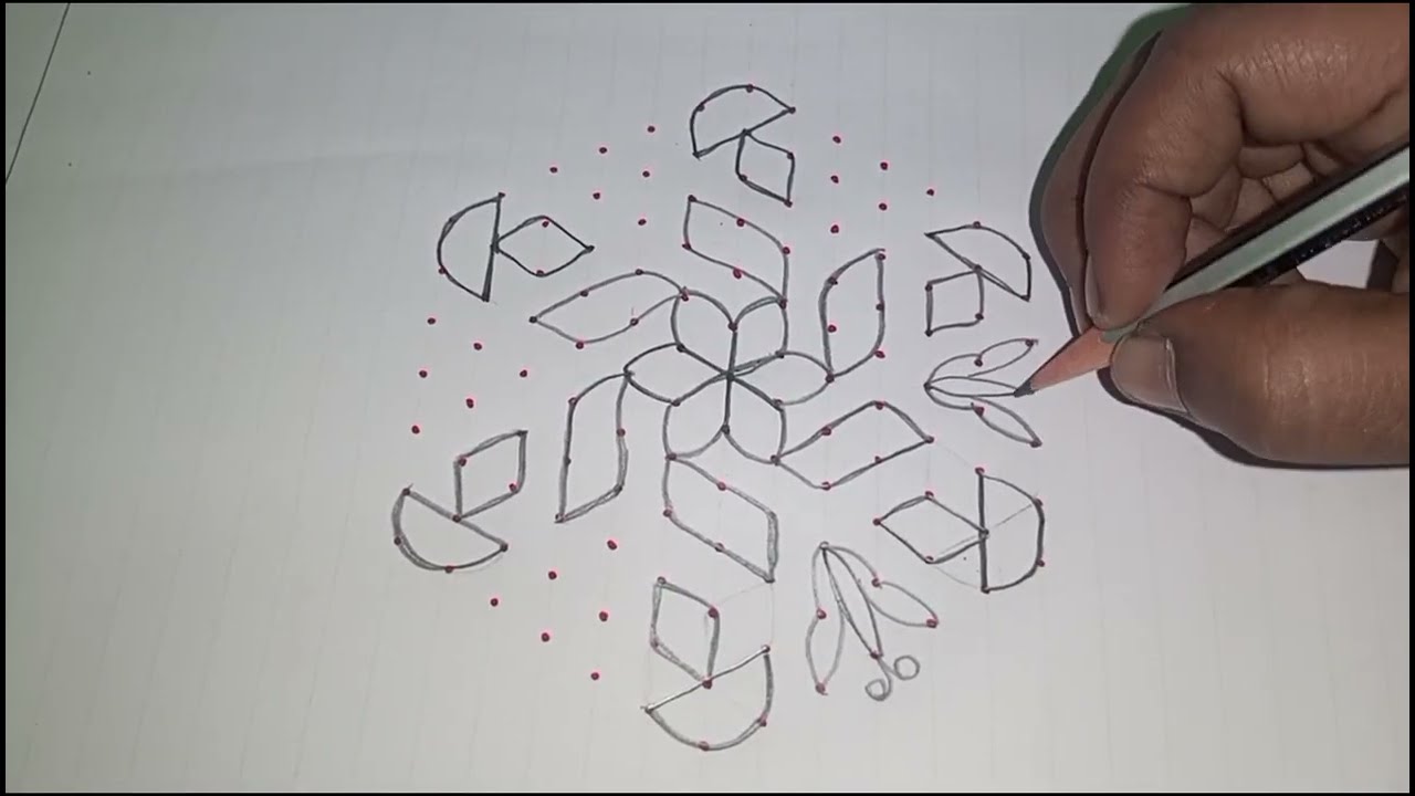 🌺🌺13*7 special kolam🌺🌺 #rangoli #muggulu #kolam #diwalirangoli #diwalikolam  #deepavalikolam 