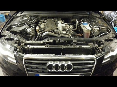 changement courroie de distribution et pompe a eau audi A4 تغيير ...