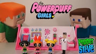 PowerPuff Girls Laboratory Flip To Action Playset & Figures Packs