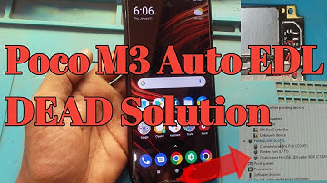 Poco M3 Auto Edl Dead Mode Solution Fix/m3 Dead solition