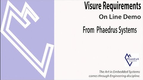 Visure Requirements Management demo