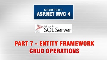 ASP.NET MVC 4 Database Tutorial In Urdu - Entity Framework (CRUD Operations)