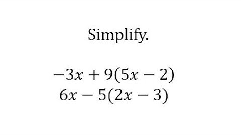 Simplify Algebraic Expressions: ax-b(cx-d)