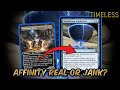 Simulacrum affinity real or jank give us memnite cowards  timeless bo3 ranked  mtg arena