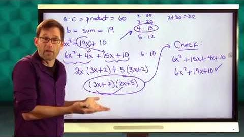 Common Core Algebra II.Unit #6.Lesson #5.4 Factoring Using the AC Method