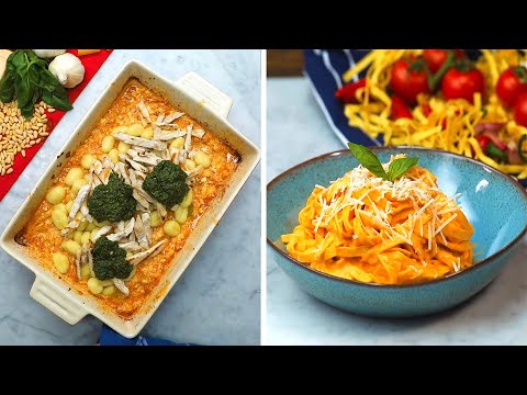 3 Easy Tomato Feta Pasta Recipes