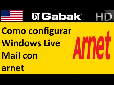 Cómo configurar Windows Live Mail con Arnet