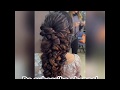 pakistani bridal hairstyle / engagement look / messy braid/ Hairstyle tutorial/ Kuldeep Hairstylist