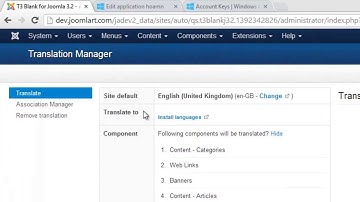 Joomla extension tutorials - JA Multilingual Component