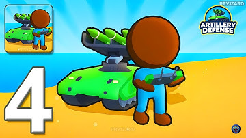 Artillery Defense - Gameplay Walkthrough Part 4 - Base Defense Commander (iOS, Android)