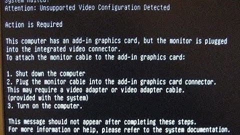 attention unsupported video configuration detected حل مشكلة