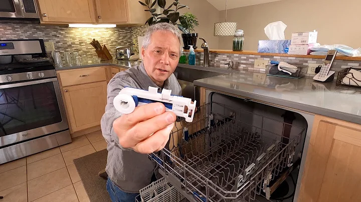 How To Replace A Whirlpool Dishwasher Rack Broken Roller