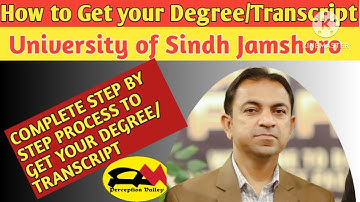 Get Your Degree/Transcript from Univ of Sindh Jamshoro @perceptionvalley