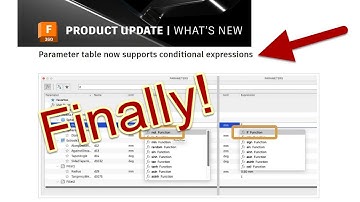 Fusion 360 Conditional Expressions