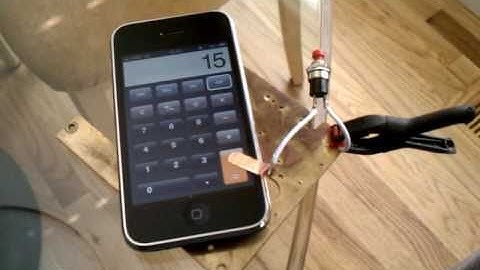 Trigger iphone capacitive sensors electronically