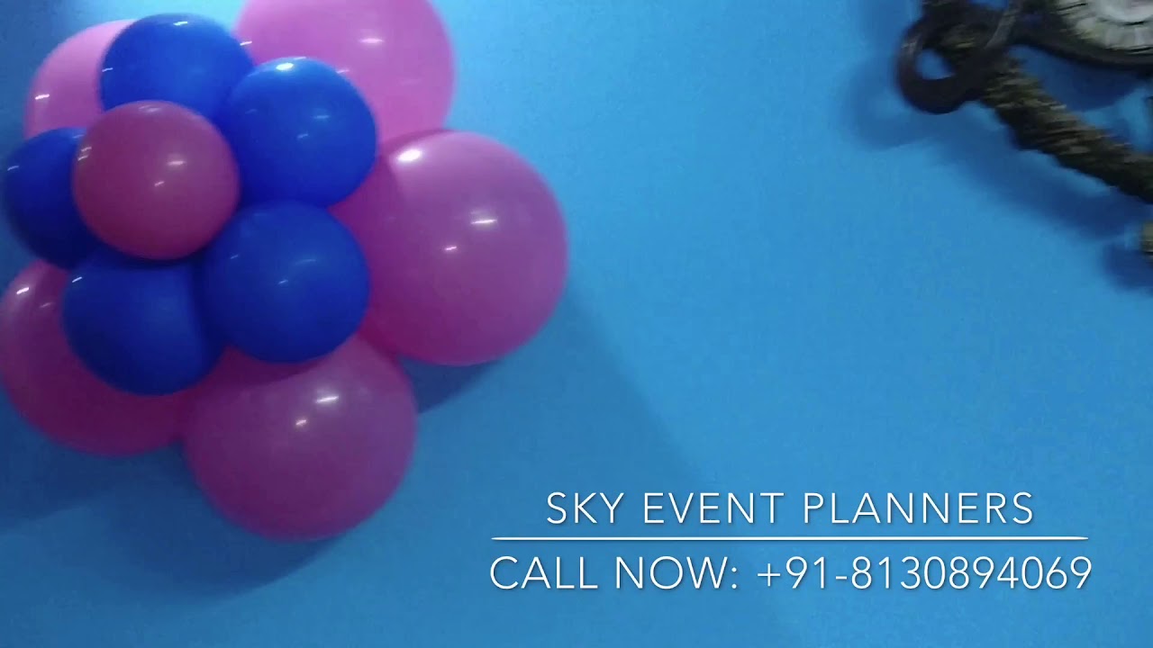 Birthday Party Balloon Decoration Uttam Nagar Delhi YouTube