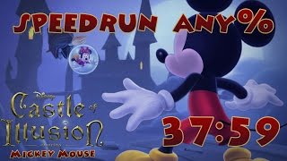 Castle Of Illusion HD - Any% speedrun - 37:59