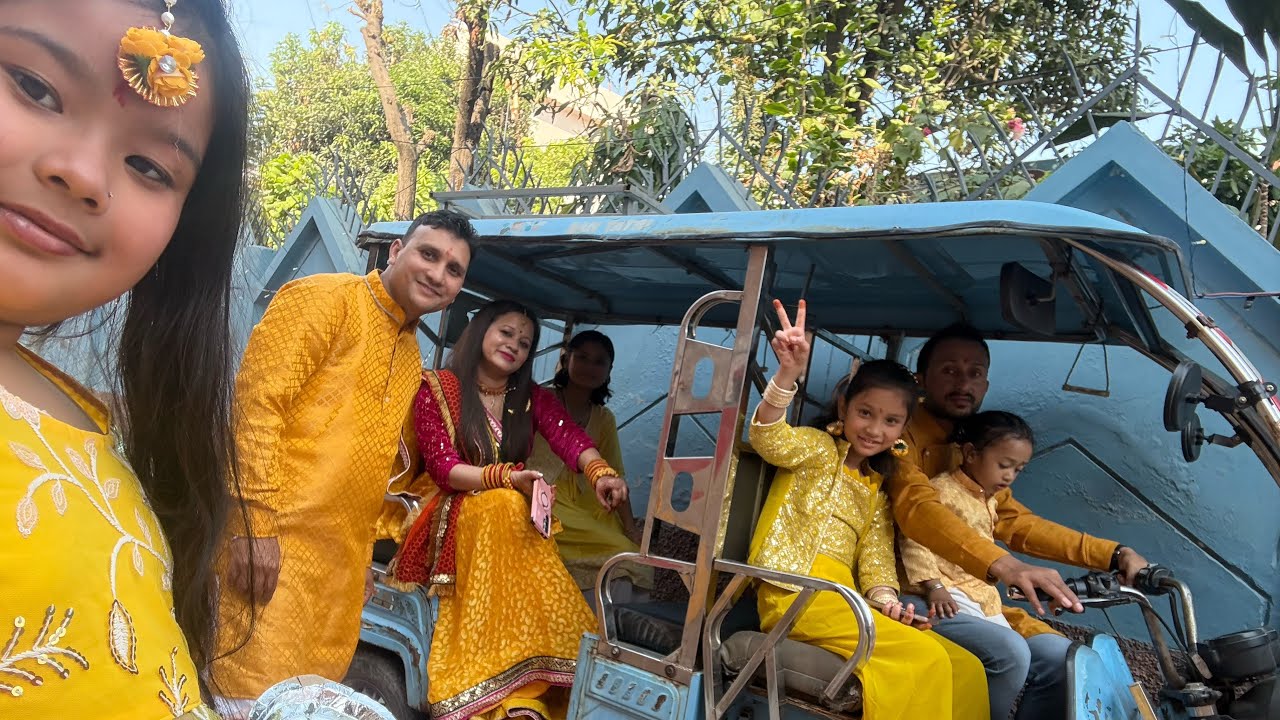 “जब बच्चे बोले: E-Ricksha तैयार है… कहाँ जाना है? 😄1st Vlog 🛺” 