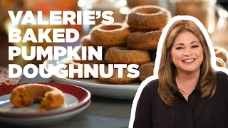 How to Make Baked Pumpkin Doughnuts | Valerie's Home Cooking | Food Network screenshot 5