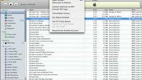 Converting audio files with iTunes