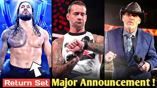 Roman Reigns Return Set | CM Punk Coming Back | Shawn Michael Big Announcement | WWE vs TNA Plans