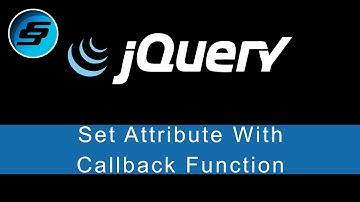 Set Attribute With Callback Function - jQuery Ultimate Programming Bible