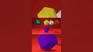 Soft Body Simulation in Blender #blender3d #blender #blenderanimation #satisfying