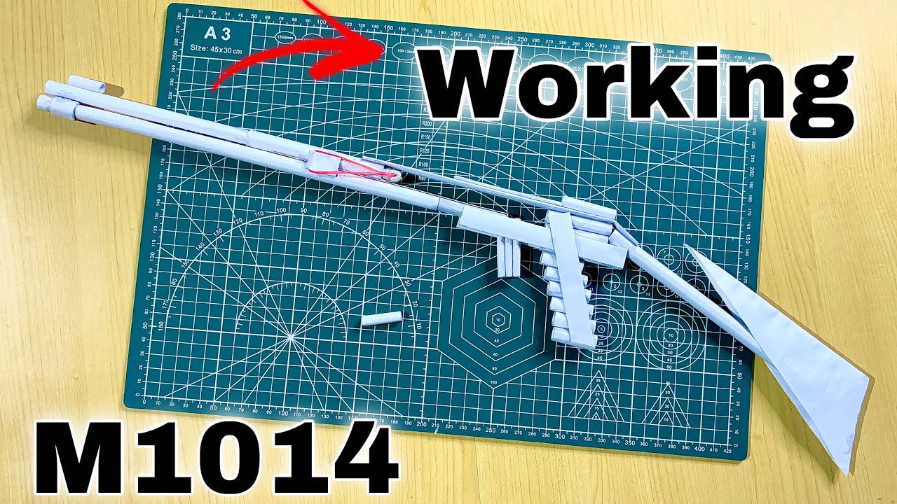 Оригами из бумаги дробовик || как легко сделать бумажный дробовик