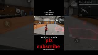 Back jump tutorial 🙋