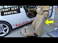 HOW TO REMOVE OR REPLACE FRONT SEAT ON BMW E90 E91 E92 E93