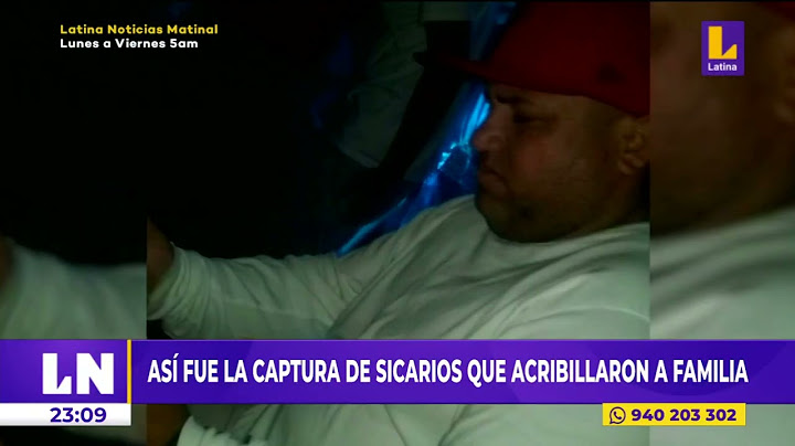 🔴 Así fue la captura de los sicarios que acribillaron una familia en San Miguel