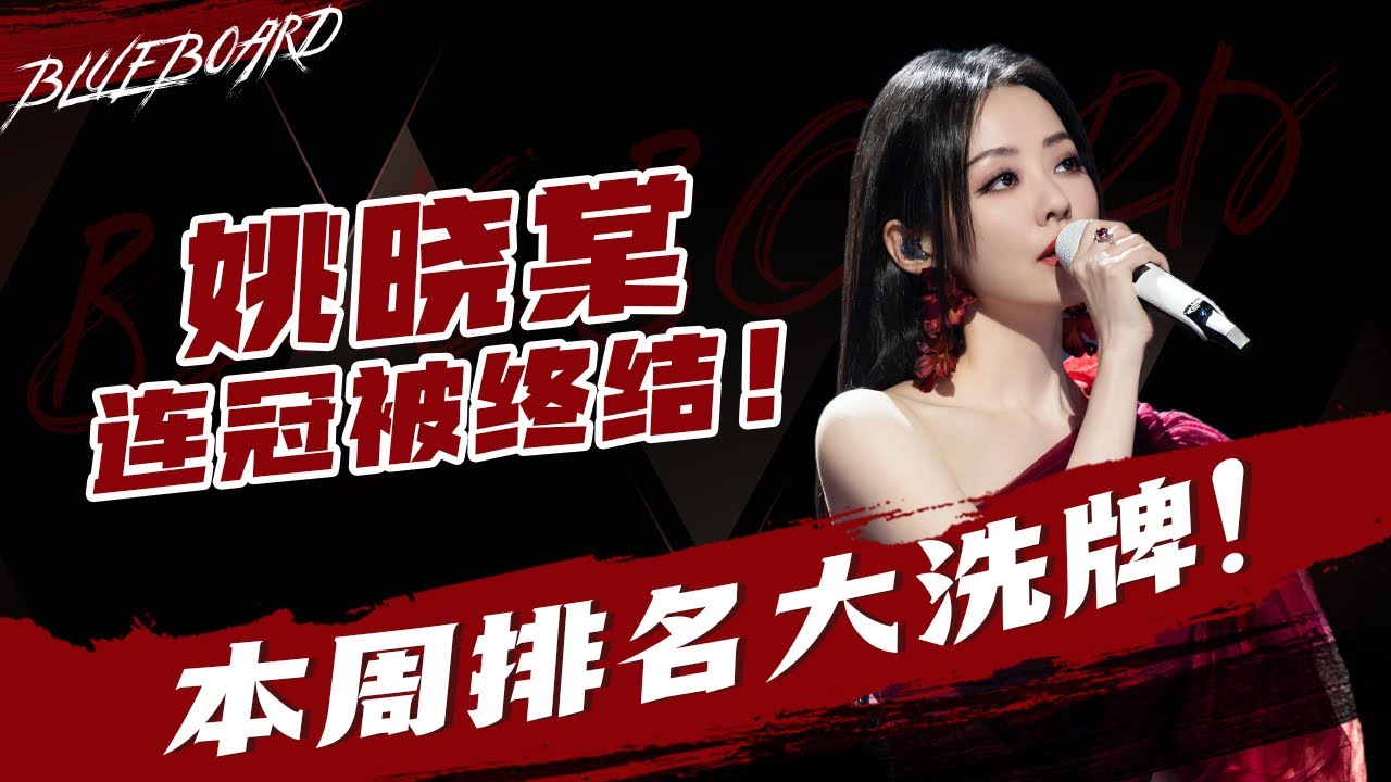 【本周排名大洗牌！姚曉棠連冠被終結！張靚穎憑藉《跳樓機》成功沖頂 】Blueboard Top 15 Singles · 一周音樂榜單