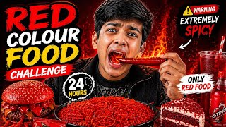 Only Red Color Challenge | Last Twist देखोगे! 😳🔴