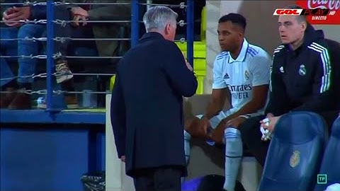 Lo que pasó entre Ancelotti y Rodrygo