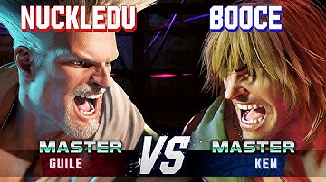 SF6 ▰ NUCKLEDU (Guile) vs BOOCE (Ken) ▰ High Level Gameplay
