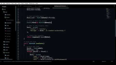 Chapter 7   passing data from controller to Laravel 5 6 Event