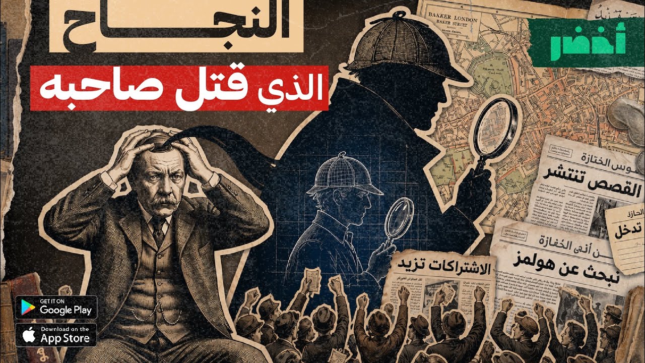 النجاح المدمر.. ما وراء شيرلوك هولمز | عالماشي #أخضر