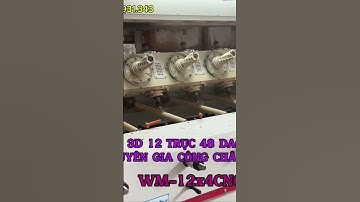 Siêu Năng Suất Với Máy Cnc 3D 5 Exis 12 Trục 48 Dao