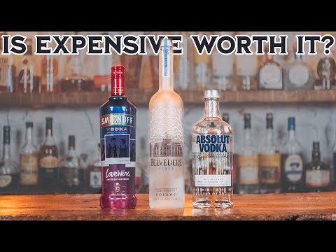 Smirnoff vs Absolut vs Belvedere Vodka - See which one is better for you