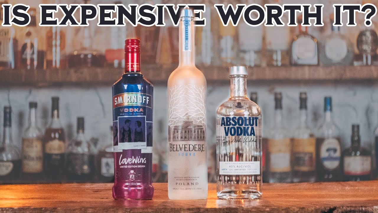 Smirnoff vs Absolut vs Belvedere Vodka - See which one is better