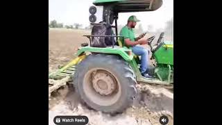 John Deere tractor 5105 (4×4) ka dam Dekho dosto caltivater prrr