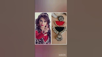 Naagin 🐍 Shesha same 👗 matching earrings #shorts #video #viral#naagin #youtubeshorts #trending