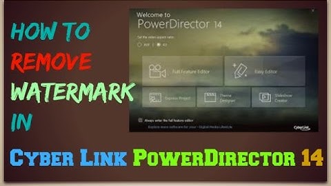 [Hindi]How to Remove PowerDirector Watermark (Edited by Powerdirector) PC | Free (Trick)